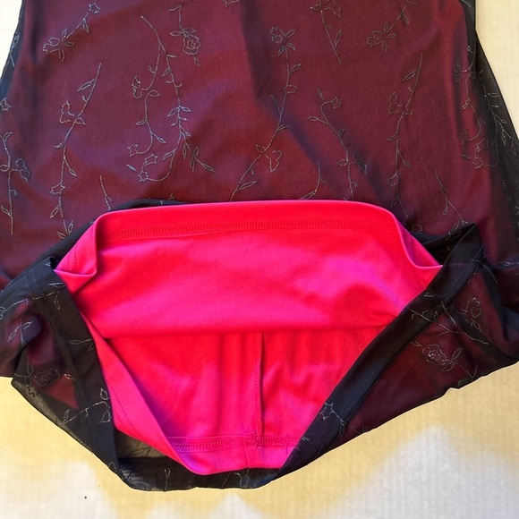 My Michelle Juniors Vintage Y2K lined Sheath sheer mesh dress Sz-L(11/13). AA9 - Picture 7 of 12